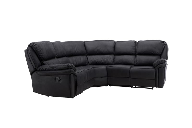 Saranda Recliner sofa - Sort - Møbler - Sofaer - Recliner sofaer - 4 personers biografsofa & reclinersofa