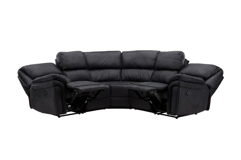Saranda Recliner sofa - Sort - Møbler - Sofaer - Recliner sofaer - 4 personers biografsofa & reclinersofa