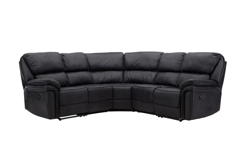 Saranda Recliner sofa - Sort - Møbler - Sofaer - Recliner sofaer - 4 personers biografsofa & reclinersofa