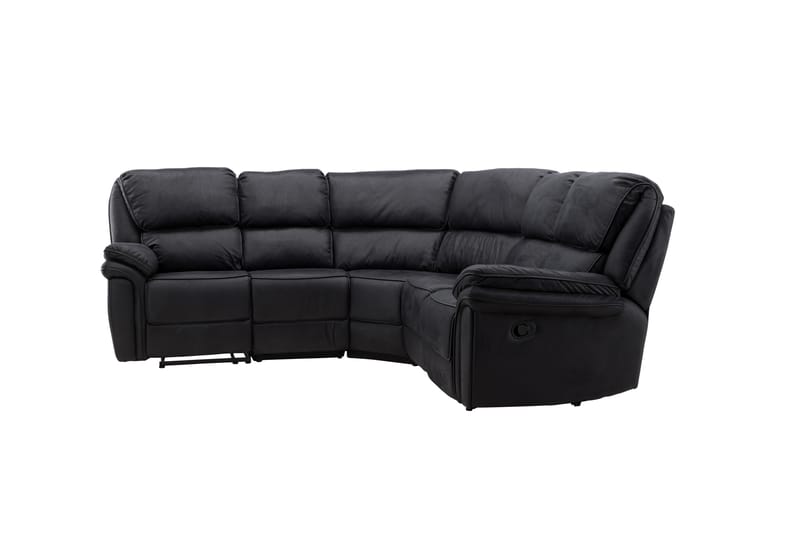 Saranda Recliner sofa - Sort - Møbler - Sofaer - Recliner sofaer - 4 personers biografsofa & reclinersofa