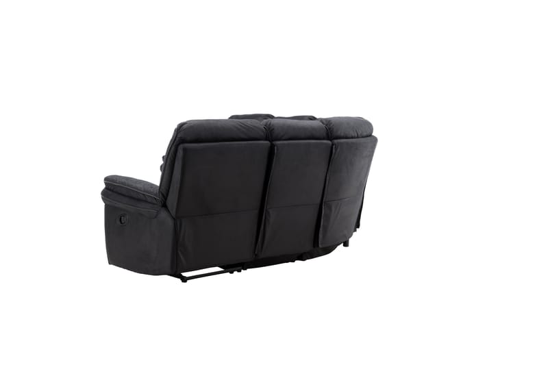 Saranda Recliner sofa - Sort - Møbler - Sofaer - Recliner sofaer - 4 personers biografsofa & reclinersofa