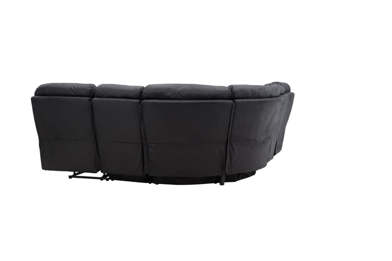 Saranda Recliner sofa - Sort - Møbler - Sofaer - Recliner sofaer - 4 personers biografsofa & reclinersofa