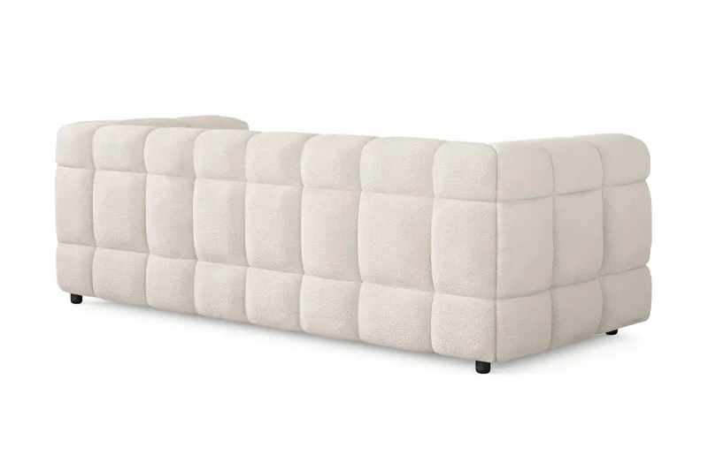 Elise 3-personers Sofa - Beige Teddy - Møbler - Sofaer - 3 personers sofa