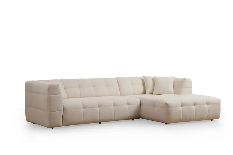 Octavian Sofa med Chaiselong 5-personers, Beige