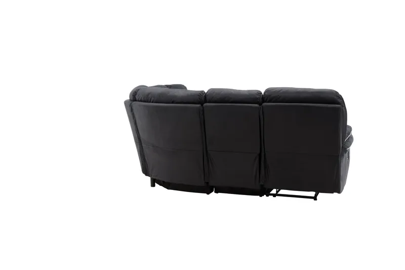 Saranda Recliner sofa - Sort - Møbler - Sofaer - Hjørnesofa