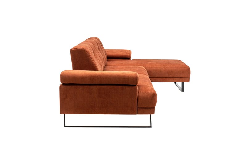 Kitimat Chaiselongsofa 3-personers - Orange - Møbler - Sofaer - Sofa med chaiselong - 3 personers sofa med chaiselong