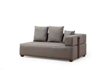 Lasalle Chaiselongsofa 3-personers - Grå - Møbler - Sofaer - 3 personers sofa