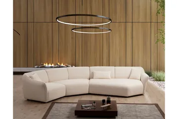 Damor Buet Sofa 4-personers - Beige - Møbler - Sofaer - 4 personers sofa
