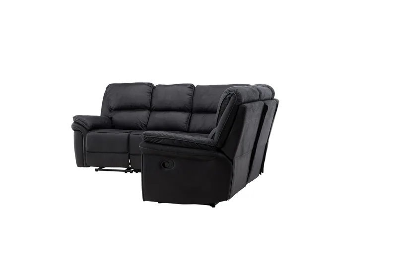 Saranda Recliner sofa - Sort - Møbler - Sofaer - Hjørnesofa