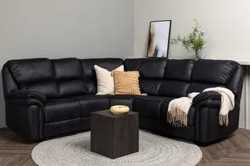 Saranda Recliner sofa - Sort - Møbler - Sofaer - Hjørnesofa