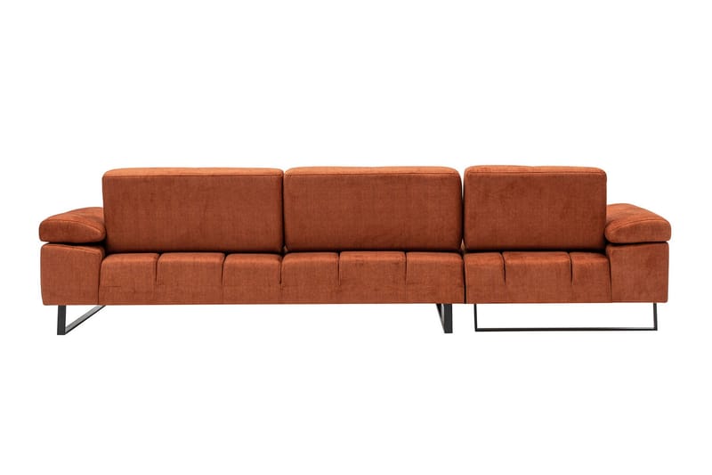 Kitimat Chaiselongsofa 3-personers - Orange - Møbler - Sofaer - Sofa med chaiselong - 3 personers sofa med chaiselong