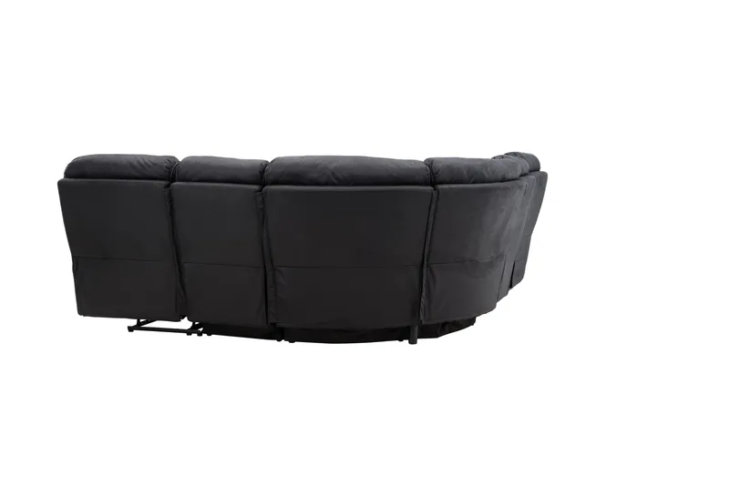 Saranda Recliner sofa - Sort - Møbler - Sofaer - Hjørnesofa