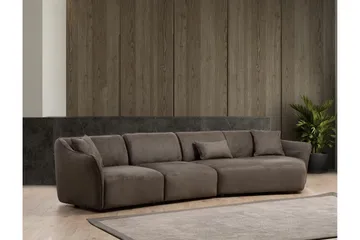 Damor Buet Sofa 4-personers - Brun - Møbler - Sofaer - 4 personers sofa