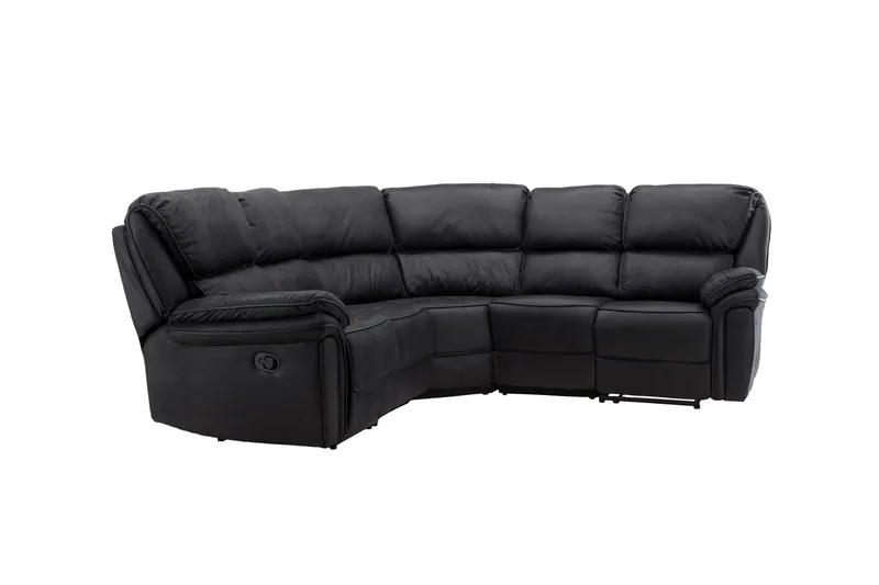 Saranda Recliner sofa - Sort - Møbler - Sofaer - Hjørnesofa