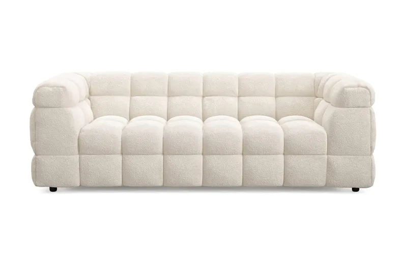 Elise 3-personers Sofa, Beige Teddy