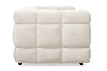 Elise boblet 3-personers sofa - Beige - Møbler - Sofaer - 3 personers sofa