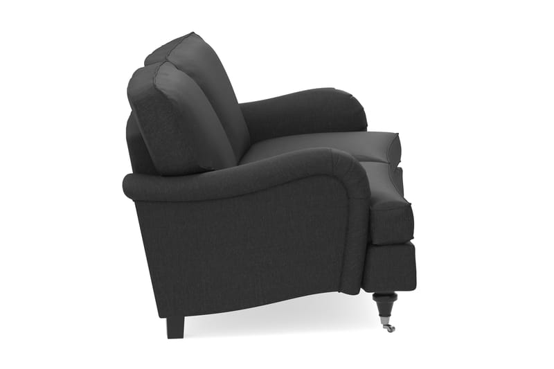 Howard Classic 2-personers Svunget Stofsofa - Mørkegrå - Møbler - Sofaer - 2 personers sofa