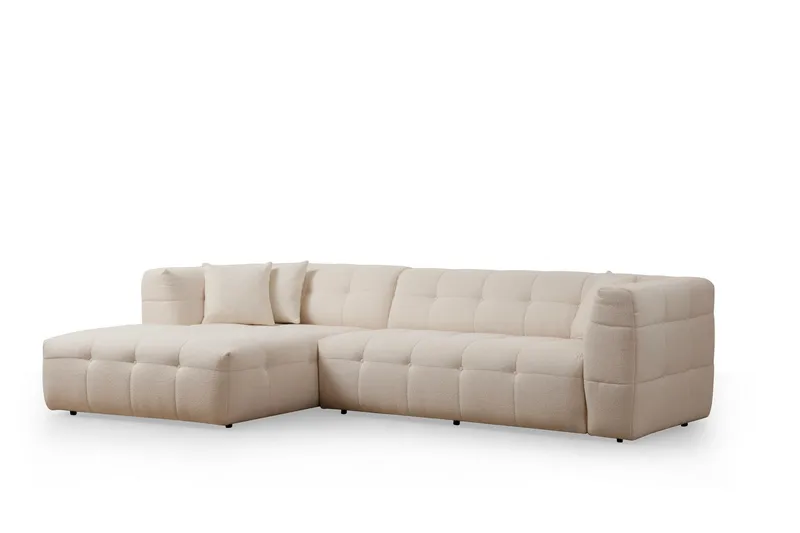 Octavian Sofa med Chaiselong 5-personers, Beige