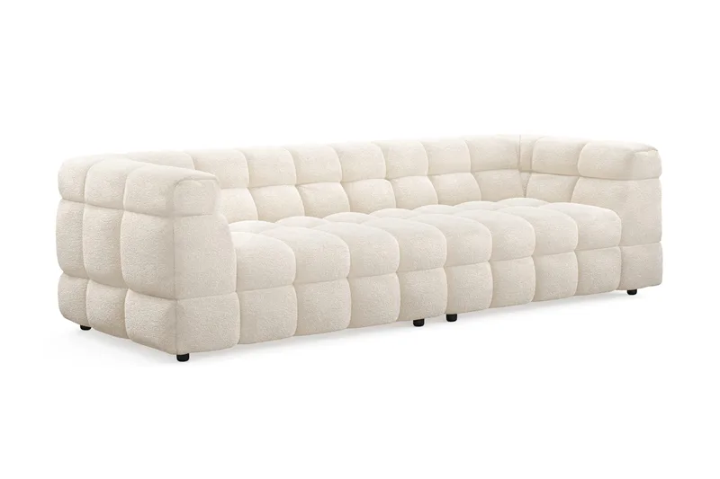 Elise 4-personers Sofa - Beige Teddy - Møbler - Sofaer - 3 personers sofa