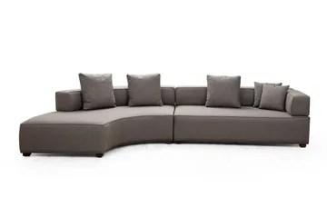 Lasalle Chaiselongsofa 3-personers - Grå - Møbler - Sofaer - 3 personers sofa