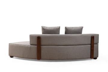 Lasalle Chaiselongsofa 3-personers - Grå - Møbler - Sofaer - 3 personers sofa