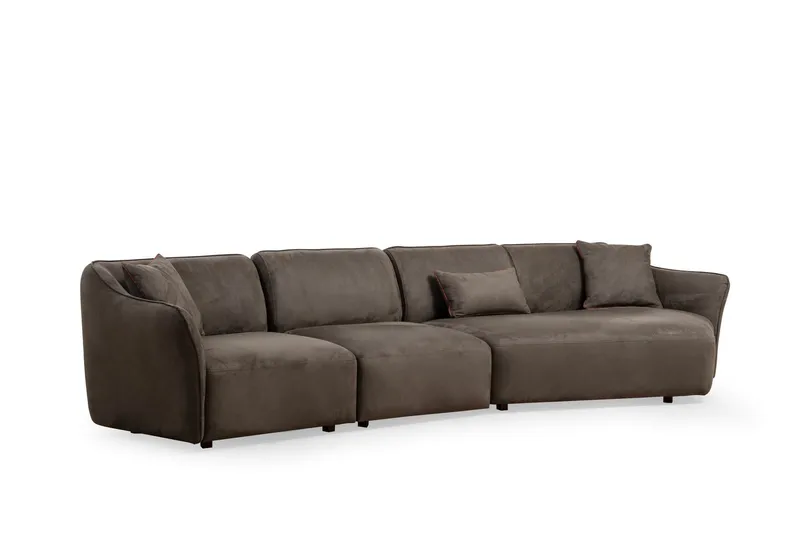 Damor Buet Sofa 4-personers, Brun