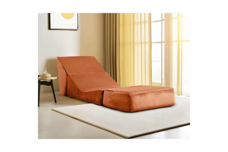 1-sædet sovesofa Dorielton Konverterbar Appelsin - Appelsin - Møbler - Sofaer - Sovesofaer