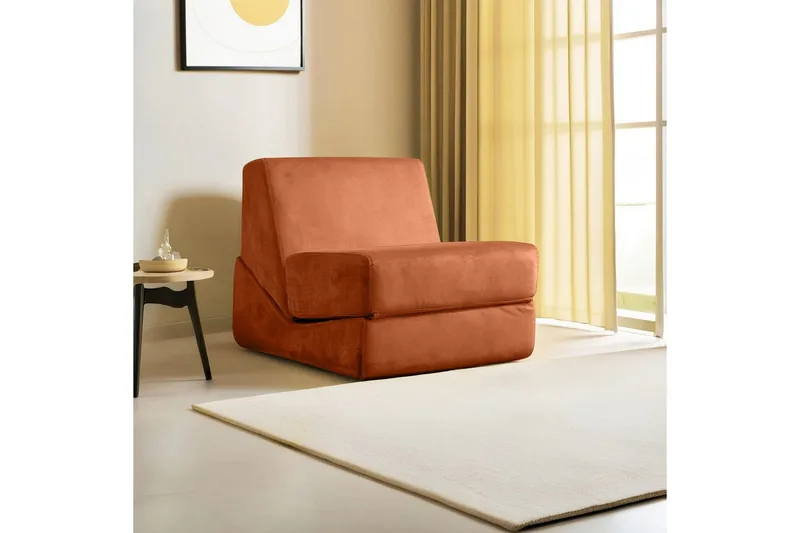 1-sædet sovesofa Dorielton Konverterbar Appelsin - Appelsin - Møbler - Sofaer - Sovesofaer