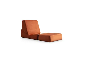 1-sædet sovesofa Dorielton Konverterbar Appelsin - Appelsin - Møbler - Sofaer - Sovesofaer