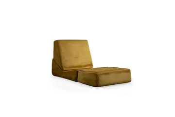 1-sædet sovesofa Dorielton Konverterbar Sennep - Sennep - Møbler - Sofaer - Sovesofaer