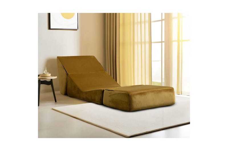 1-sædet sovesofa Dorielton Konverterbar Sennep - Sennep - Møbler - Sofaer - Sovesofaer