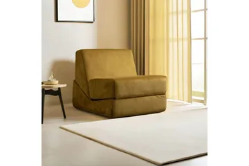 1-sædet sovesofa Dorielton Konverterbar Sennep - Sennep - Møbler - Sofaer - Sovesofaer