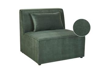 1-sitssektion Beliani Lemvig Beige Green - Møbler - Sofaer - Modulsofaer - Midtermodul