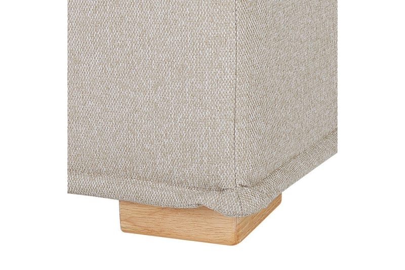 1-sitssoffa Beliani Tibro Beige, ljust trä Beige||Light colored wood - Møbler - Sofaer - Modulsofaer - Midtermodul