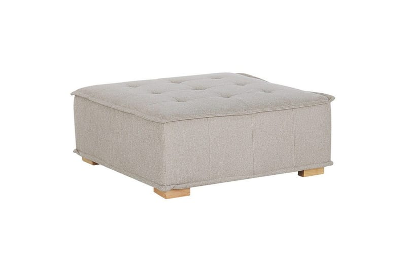 1-sitssoffa Beliani Tibro Beige, ljust trä Beige||Light colored wood - Møbler - Sofaer - Modulsofaer - Midtermodul