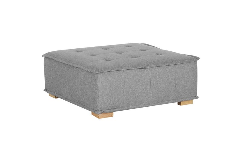 1-sitssoffa Beliani Tibro Beige, ljust trä NO_BRAND Grey - Grå - Møbler - Sofaer - Modulsofaer - Midtermodul