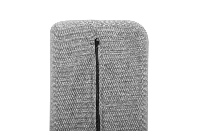 1-sitssoffa Beliani Tibro Beige, ljust trä NO_BRAND Grey - Grå - Møbler - Sofaer - Modulsofaer - Midtermodul