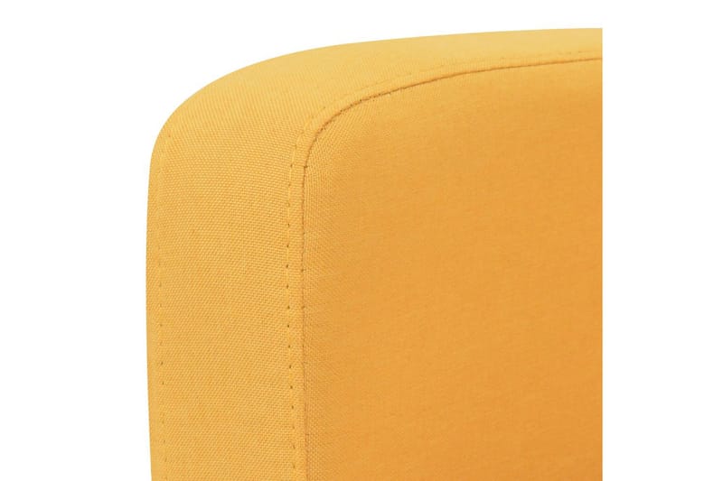 2-Personers Sofa 135 X 65 X 76 Cm Gul - Gul - Møbler - Sofaer - 2 personers sofa