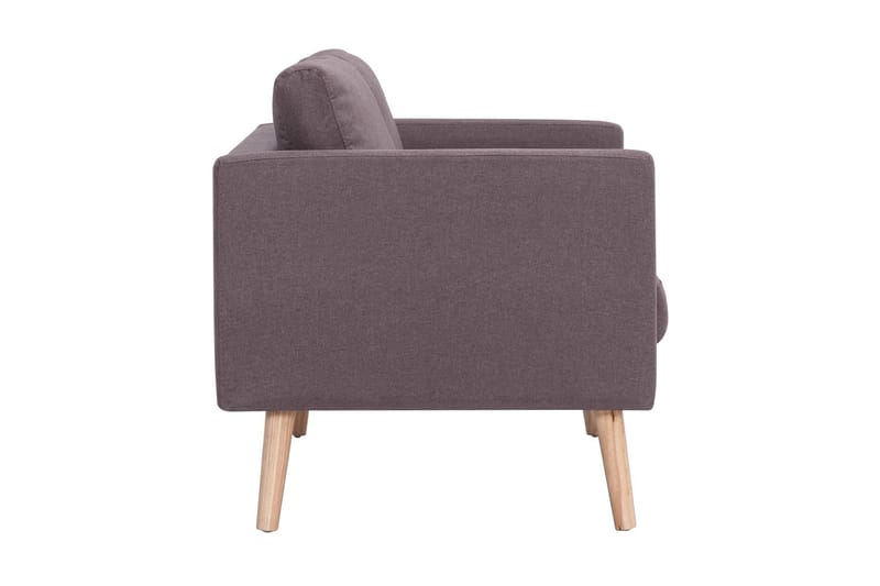 2-Personers Sofa I Stof Gråbrun - Brun - Møbler - Sofaer - 2 personers sofa