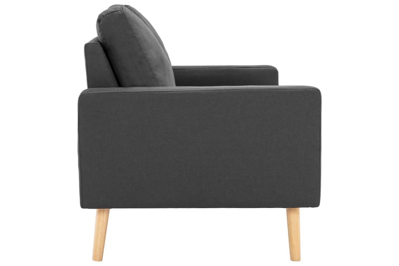 2-Personers Sofa Stof Mørkegrå - Møbler - Sofaer - 2 personers sofa