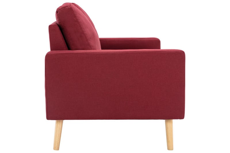 2-Personers Sofa Stof Vinrød - Møbler - Sofaer - 2 personers sofa