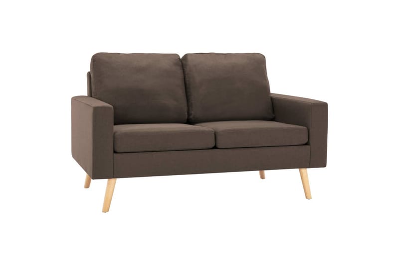 2-Personers Sofa Stof Brun - Møbler - Sofaer - 2 personers sofa