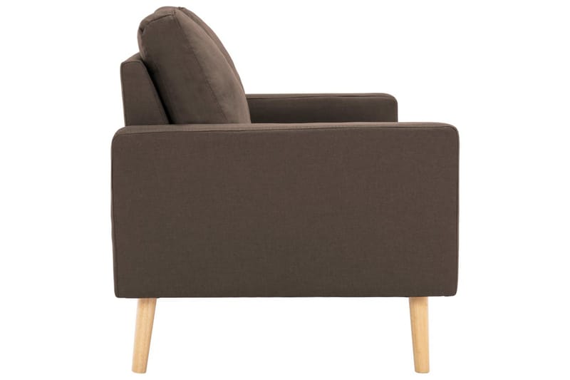 2-Personers Sofa Stof Brun - Møbler - Sofaer - 2 personers sofa