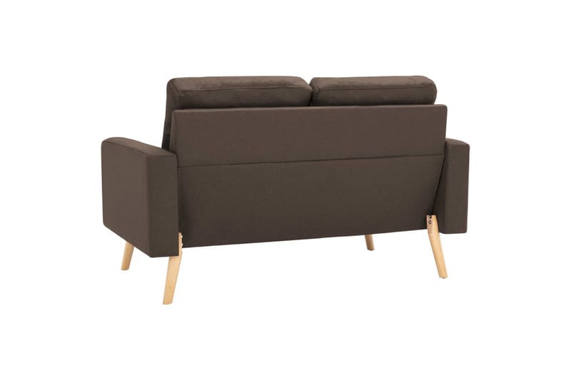 2-Personers Sofa Stof Brun - Møbler - Sofaer - 2 personers sofa