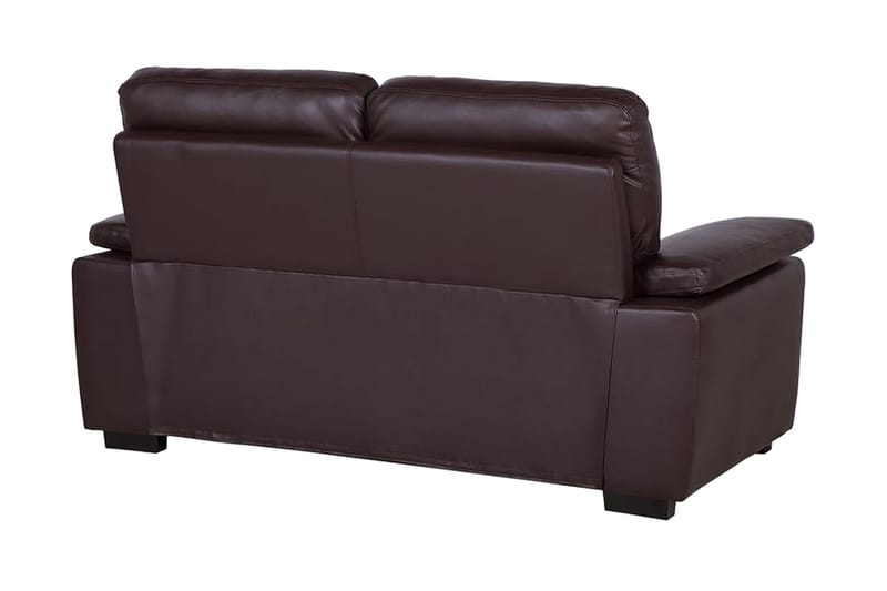 Adlyn Sofa 2-pers. Kunstlæder - Brun - 2 personers sofa