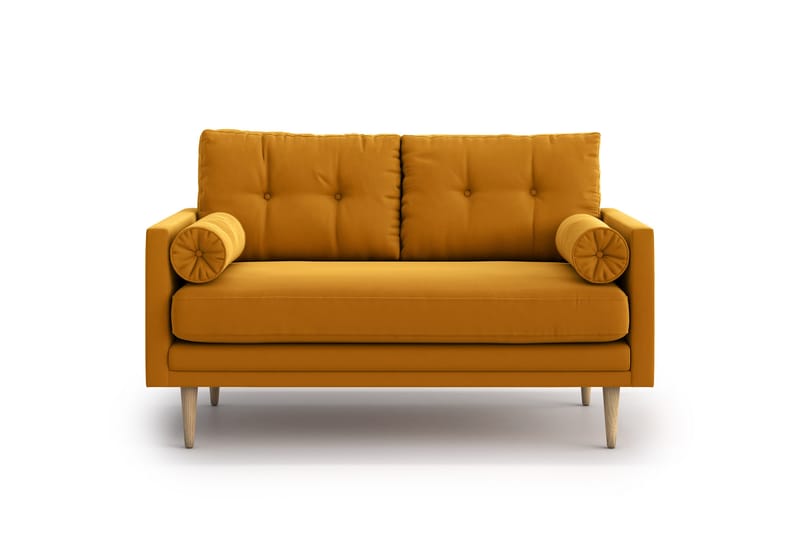 Amyssa 2-Pers. Sofa - Gul - Møbler - Sofaer - 2 personers sofa