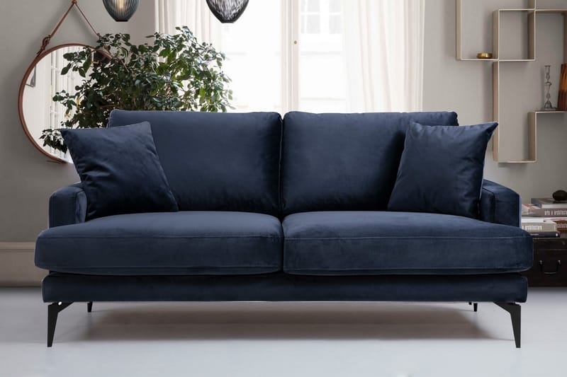 Andary 2-Pers. Sofa - Blå - Møbler - Sofaer - 2 personers sofa