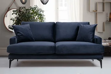 Andary 2-Pers. Sofa - Blå - Møbler - Sofaer - 2 personers sofa