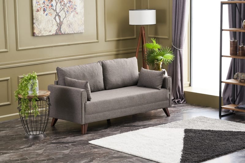 Antigua 2-personers Sofa - Brun/Natur - 2 personers sofa