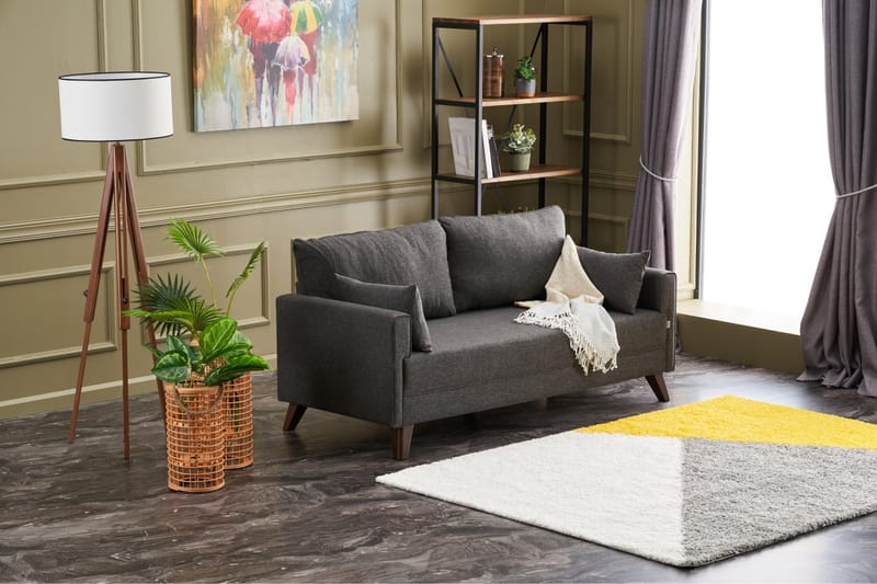 Antigua 2-personers Sofa - Antracit/Natur - Møbler - Sofaer - 2 personers sofa